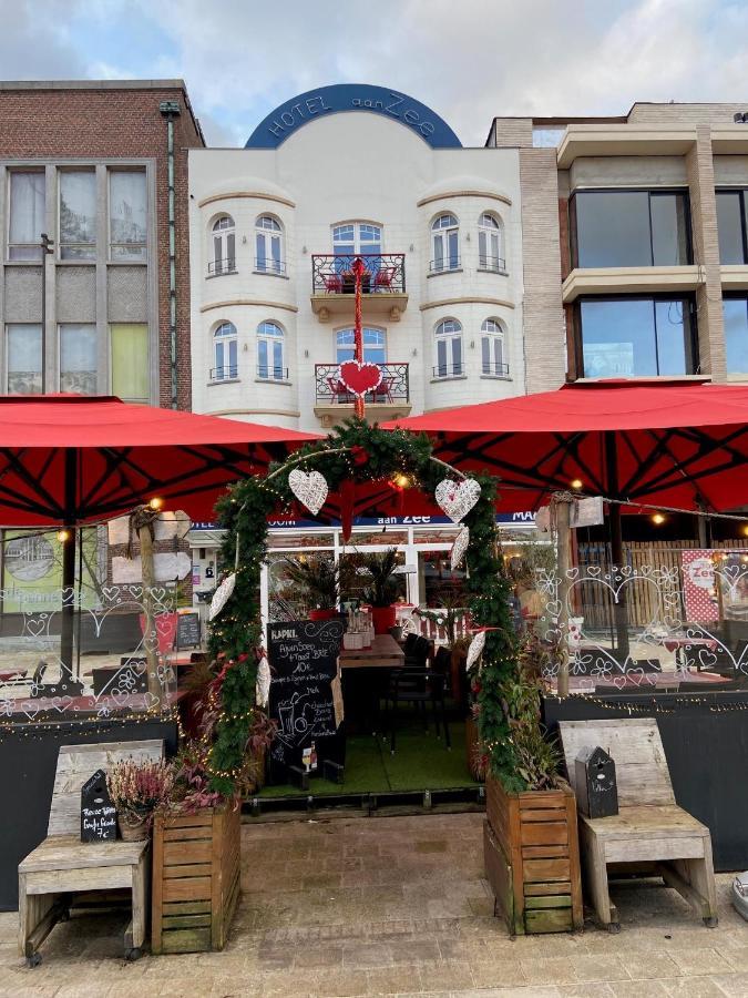 Hotel Aan Zee De Panne Esterno foto